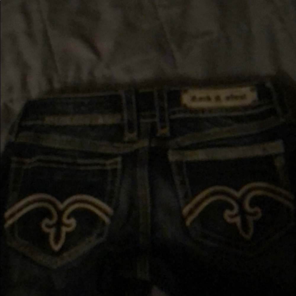 Rock revival crop jeans